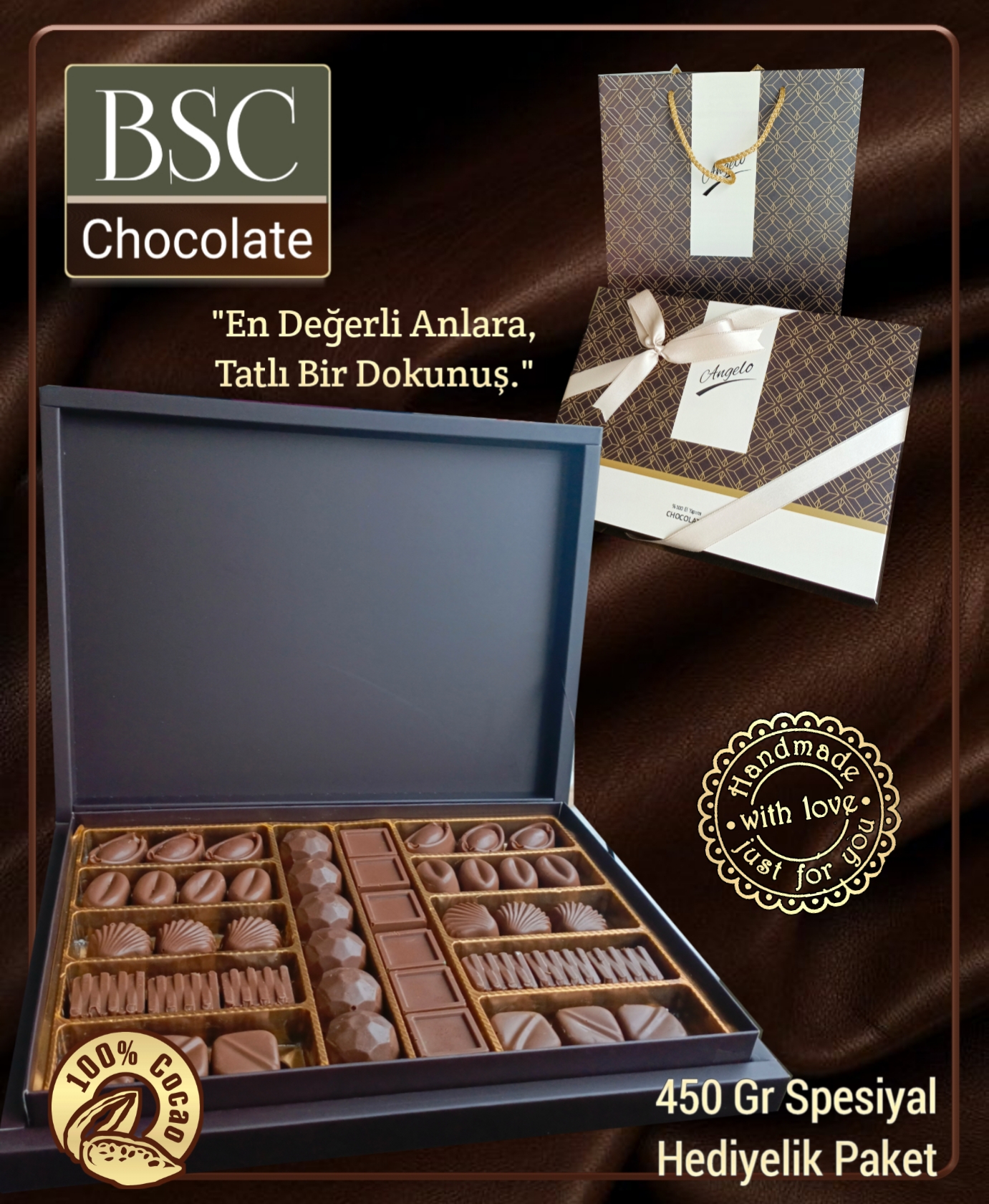 BSC CHOCOLATE 450 Gr SPESİYAL ÇİKOLATA