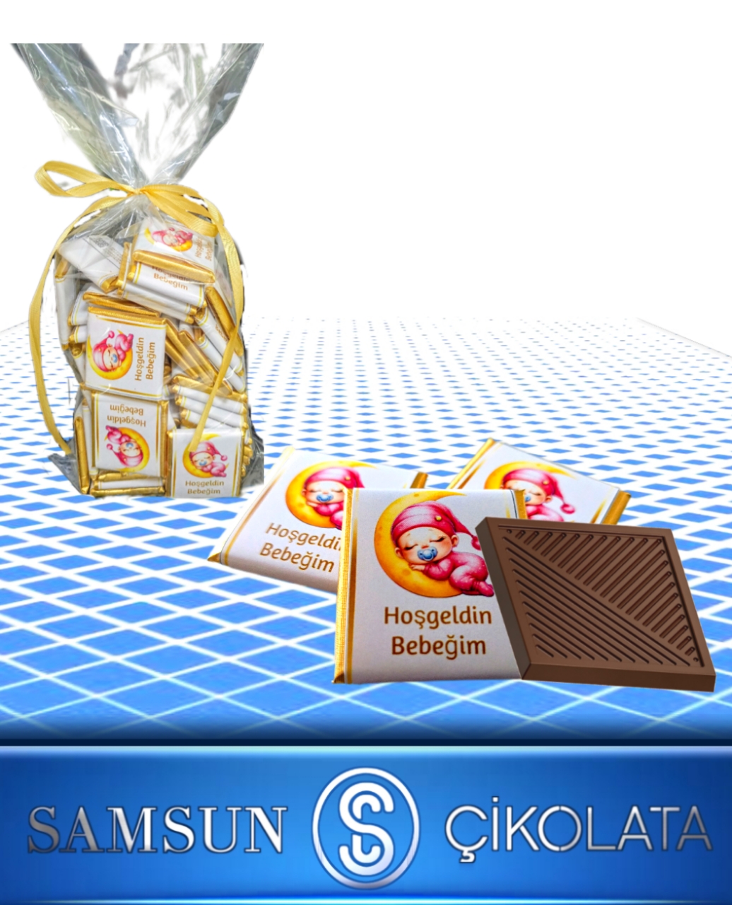 BSC CHOCOLATE AY FİGÜRLÜ KIZ BEBEK ÇİKOLATASI