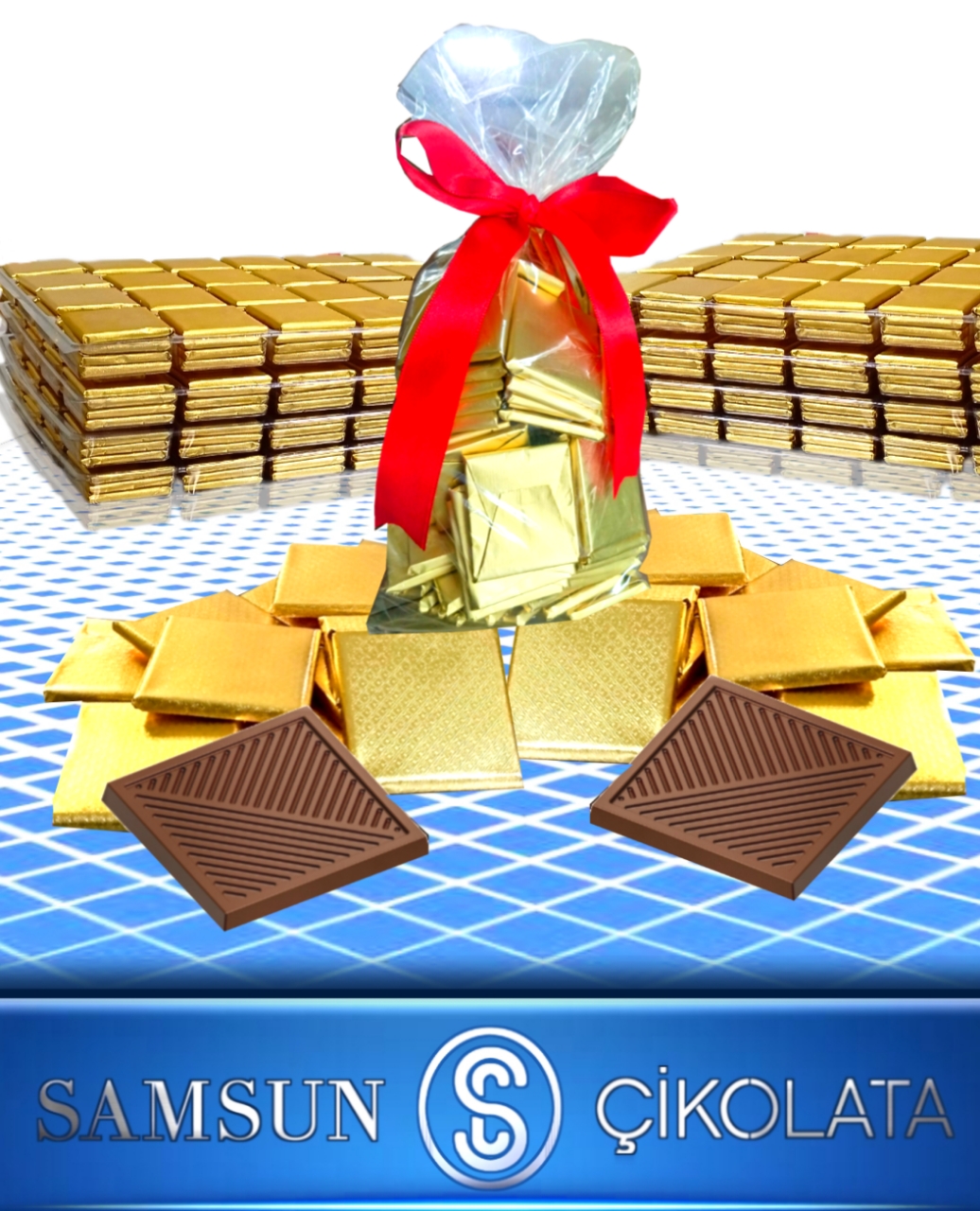BSC CHOCOLATE GOLD SARGILI MADLEN ÇİKOLATAS
