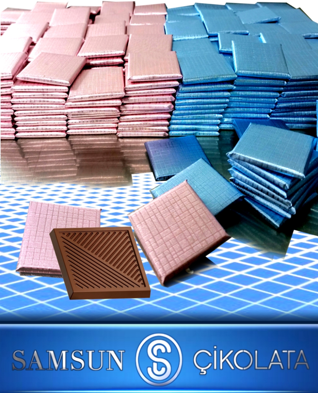 BSC CHOCOLATE BEBEK PEMBESİ SARGILI MADLEN ÇİKOLATAS