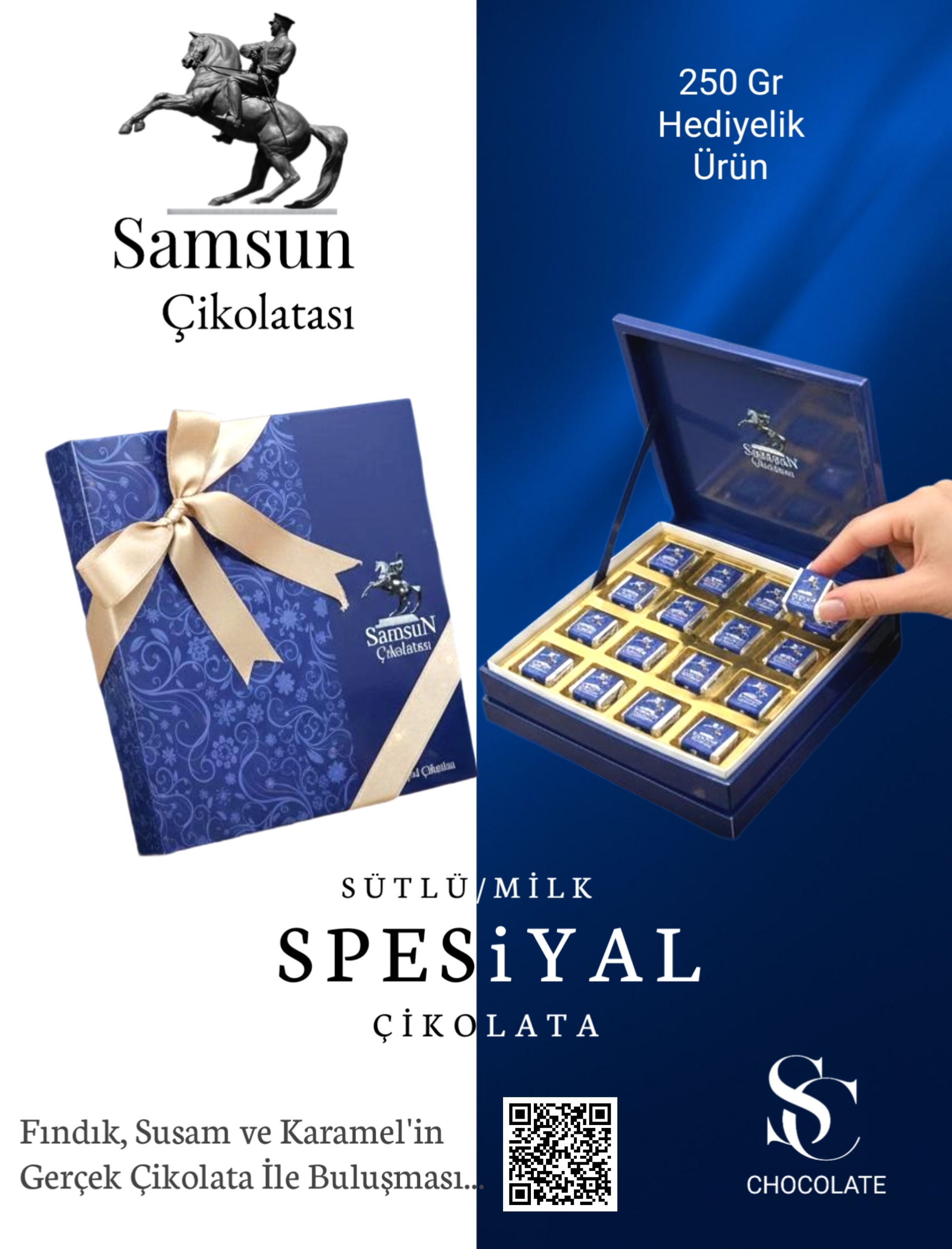 Samsun Çikolatası 250 Gr Hediyelik Paket